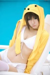 bikini_top cleavage cosplay hoodie original pool sakuragi_mui shorts swimsuit thighhighs wooser rating:Safe score:2 user:nil!