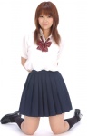 blouse costume kneesocks pleated_skirt school_uniform skirt sugiyama_megumi rating:Safe score:0 user:nil!