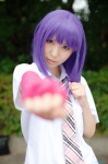 blouse blue_hair boots cosplay hair_clips mm! rinami school_uniform skirt tie yuuno_arashiko rating:Safe score:0 user:nil!
