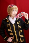 blonde_hair candy_bar cosplay eyemask gintama katou_mari okita_sougo uniform rating:Safe score:1 user:nil!