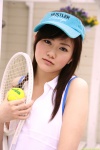 dgc_0564 seo_akiko sleeveless_blouse tennis_ball tennis_racket visor rating:Safe score:0 user:nil!