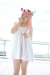 cosplay dress eco headband just_be_friends_(vocaloid) megurine_luka pantyhose pink_hair vocaloid rating:Safe score:0 user:nil!