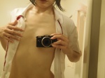 bathroom blouse camera luchiino open_clothes school_uniform self-shot wet rating:Questionable score:14 user:nil!