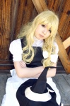 apron blonde_hair blouse cosplay kanzaki_nachiho kirisame_marisa pantyhose skirt touhou vest witch_hat rating:Safe score:0 user:nil!