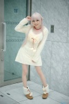choker cosplay dress k neko_(k) pantyhose pink_hair sheer_legwear soubi_zero sweater_dress rating:Safe score:2 user:nil!