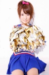 cheerleader_uniform pleated_skirt pom_poms ponytail sato_yukari skirt tank_top rating:Safe score:0 user:nil!