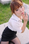 black_legwear blouse chignon necklace pantyhose skirt yukino rating:Safe score:1 user:pixymisa