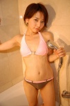 bathroom bikini cleavage miyake_shouko shower swimsuit wet rating:Safe score:0 user:nil!