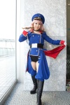 band_uniform boots choker cosplay gloves hat macross macross_frontier microphone multi-colored_hair pantyhose sheryl_nome shorts yuuna rating:Safe score:0 user:pixymisa