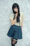 black_legwear blouse boku_wa_tomodachi_ga_sukunai cosplay mikazuki_yozora pleated_skirt satou school_uniform skirt thighhighs zettai_ryouiki rating:Safe score:2 user:nil!