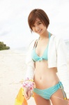 beach bikini cleavage hoodie ocean shinoda_mariko side-tie_bikini swimsuit vjy_97 rating:Safe score:1 user:nil!