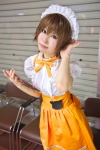 apron blouse code_geass cosplay genderswap hairband hazuki_kasei jumper kururugi_suzaku waitress waitress_uniform rating:Safe score:0 user:pixymisa