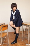 kneesocks pleated_skirt rq-star_615 sailor_uniform school_uniform skirt sock_pull yasueda_hitomi rating:Safe score:1 user:nil!
