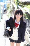 akiloveschool blazer blouse bookbag cardigan cosplay itsuki_akira original pleated_skirt school_uniform skirt rating:Safe score:0 user:nil!