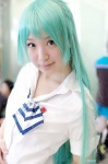 blouse cosplay green_hair higurashi_no_naku_koro_ni richi school_uniform sonozaki_shion tie rating:Safe score:0 user:pixymisa