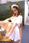 anna_miller's apron blouse cosplay glasses hairband skirt tokito_ami waitress waitress_uniform rating:Safe score:0 user:nil!