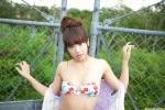 asakura_mina bikini_top cardigan cleavage dgc_1005 hairbun swimsuit rating:Safe score:0 user:nil!