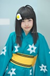 ahoge araragi_tsukihi bakemonogatari cosplay kanipan yukata rating:Safe score:0 user:nil!