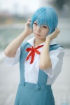 ayanami_rei blouse blue_hair cosplay jumper maitako neon_genesis_evangelion school_uniform rating:Safe score:0 user:nil!