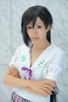 cosplay hentai_ouji_to_warawanai_neko nasuvi pleated_skirt ponytail sailor_uniform school_uniform skirt tsutsukakushi_tsukushi rating:Safe score:0 user:nil!