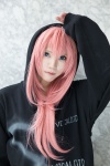 blue_eyes cosplay hoodie megurine_luka pink_hair tatsuki_(ii) vocaloid rating:Safe score:1 user:pixymisa