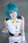 ahoge aqua_hair cosplay croptop ninai_yue shorts tagme_character tagme_series rating:Safe score:1 user:nil!