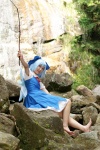 barefoot blue_hair cirno cosplay dress hairbow lenfried touhou wings rating:Safe score:0 user:nil!