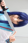 ari asakura_ryouko blue_hair cosplay knife sailor_uniform school_uniform suzumiya_haruhi_no_yuuutsu rating:Safe score:0 user:nil!