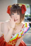 amami_haruka choker cleavage cosplay dress hairbows idolmaster_2 myumyu one_glove rating:Safe score:2 user:nil!