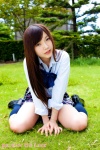 blouse bookbag kneesocks matsuoka_rie pleated_skirt school_uniform skirt rating:Safe score:0 user:nil!