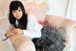 akiloveschool blouse cosplay itsuki_akira original pleated_skirt school_uniform skirt rating:Safe score:1 user:nil!