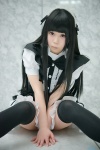 apron bowtie cosplay dress hairband maid maid_uniform momokawa_hina original thighhighs rating:Safe score:0 user:pixymisa