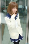anegasaki_nene cardigan cosplay love_plus pantyhose pleated_skirt rinami sailor_uniform school_uniform skirt rating:Safe score:0 user:nil!