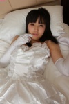 bed bwh_220 dress elbow_gloves gloves hamada_yuri rating:Safe score:0 user:nil!