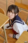 4k-star_172 kuyuu_akane pleated_skirt sailor_uniform school_uniform skirt twin_braids rating:Safe score:0 user:nil!