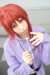 ari belt cosplay glasses karin_(naruto) midriff naruto red_hair rating:Safe score:0 user:nil!