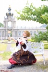 beatrice braid choker cosplay gown orange_hair saku umineko_no_naku_koro_ni rating:Safe score:0 user:nil!