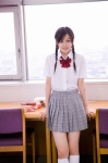 blouse hello_project_digital_books_54 kneesocks kusumi_koharu pleated_skirt school_uniform skirt twin_braids rating:Safe score:0 user:nil!