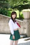 aka_futomomo_plus_ao_futomomo cosplay higurashi_kagome inuyasha pleated_skirt sailor_uniform school_uniform skirt usa_hinako rating:Safe score:0 user:nil!