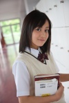 blouse hagiwara_mai hello_project_digital_books_70 school_uniform sweater_vest rating:Safe score:0 user:nil!