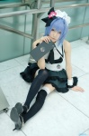 apron blue_hair cosplay crossplay hairband maid maid_uniform miniskirt otoko_no_ko_wa_meido_fuku_ga_osuki!? skirt sleeveless_blouse tatsuki_(ii) thighhighs vest yuki_(otosuki) zettai_ryouiki rating:Safe score:2 user:nil!