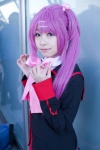 cosplay little_busters! merino_moko purple_hair saigusa_haruka school_uniform rating:Safe score:2 user:xkaras