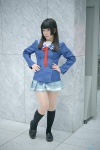 cosplay kneesocks kyoukai_no_kanata nase_mitsuki pantyhose pleated_skirt ririka sailor_uniform school_uniform sheer_legwear skirt rating:Safe score:3 user:nil!
