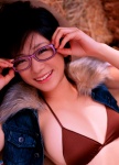 bikini_top cleavage glasses jacket lovely_glasses swimsuit tokito_ami rating:Safe score:0 user:nil!