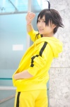 aidou_rika araragi_karen bakemonogatari cosplay nisemonogatari shorts side_ponytail tank_top track_jacket rating:Safe score:0 user:nil!