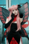 aida_yukiko cardcaptor_sakura cosplay pink_hair ruby_moon wings rating:Safe score:1 user:Log
