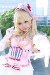 blonde_hair cosplay dress elbow_gloves gloves headband karneval mizuka tsukumo tutu rating:Safe score:2 user:pixymisa