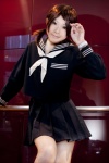 cosplay hair_clip mashiro_yuki original pleated_skirt sailor_uniform scarf school_uniform skirt rating:Safe score:1 user:pixymisa