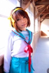 cosplay hairband hair_ribbons higurashi_rin pleated_skirt sailor_uniform school_uniform skirt suzumiya_haruhi suzumiya_haruhi_no_yuuutsu rating:Safe score:0 user:nil!