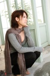 cleavage girlz_high oda_hitomi scarf sweater trousers rating:Safe score:0 user:nil!
